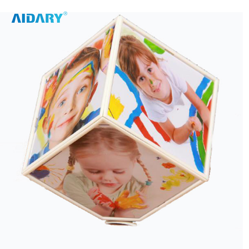 10x10cm Cube Pictures Frame with LED light