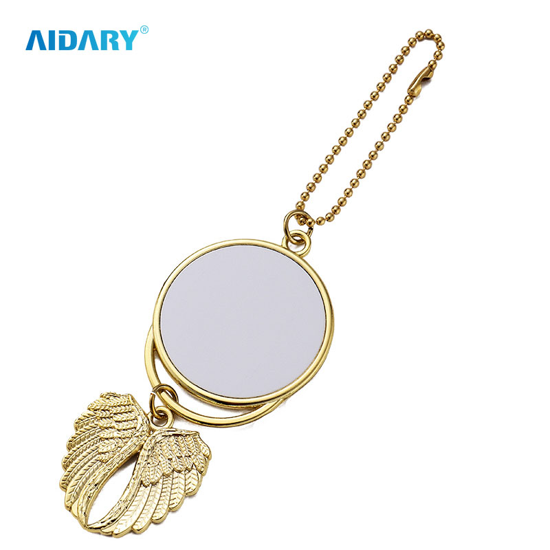 AIDARY Sublimation Transfer Angel Wings Car Ornament 