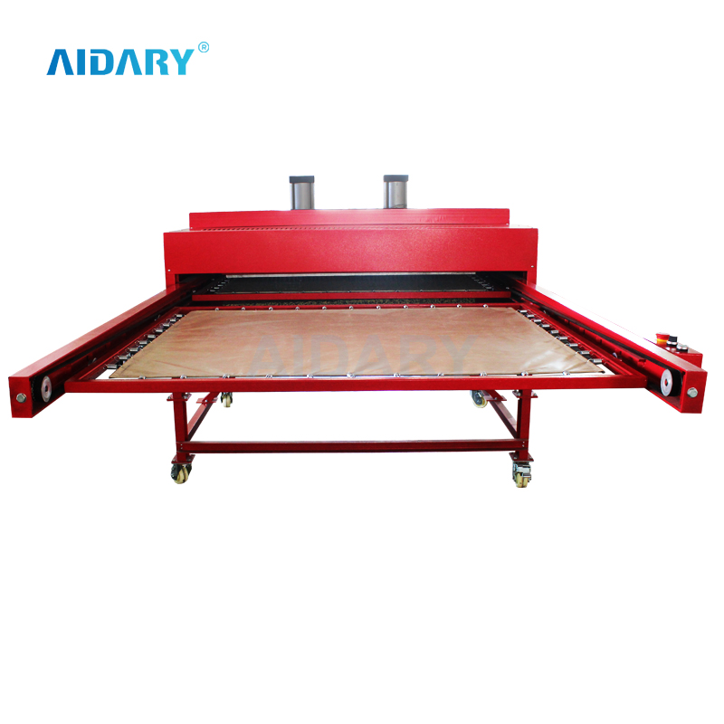 Double Slide-out Working Tables Only Need One Person Operate Popular Type with Higher Pressure Suitable for Large Sizes Printing tshirt printing machine D2