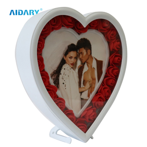 Heart Shape Changable Color LED Magic Photo Frame