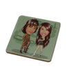 Sublimation Square Soft Wood Mug Pad