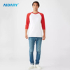 AIDARY Gildan 180gsm Cotton Color Three Quarter Sleeve T-shirt