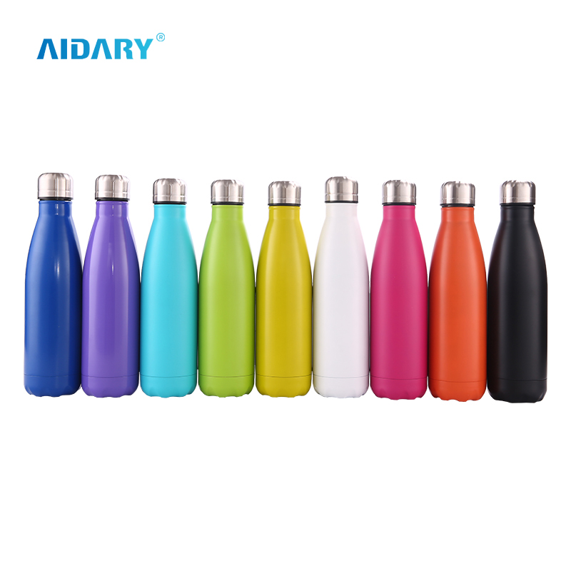 AIDARY Sublimation Double Layers Colorful Thermos Coke Bottle Cup 500ml