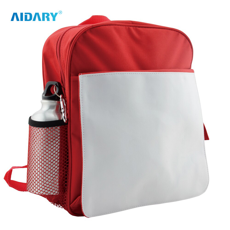 AIDARY Pink Color Sublimation Student Backpack School Bags for Kids