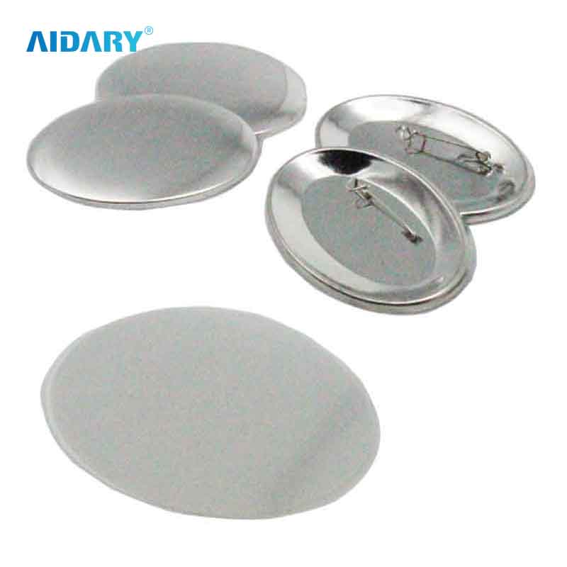 39*31mm Size Oval Badge Button