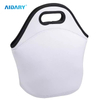 AIDARY Black Handle Personalized Lunch Bag for Sublimation