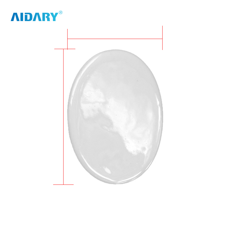 AIDARY 127mm X 86mm Oval Sublimation Blank Porcelain Ornament