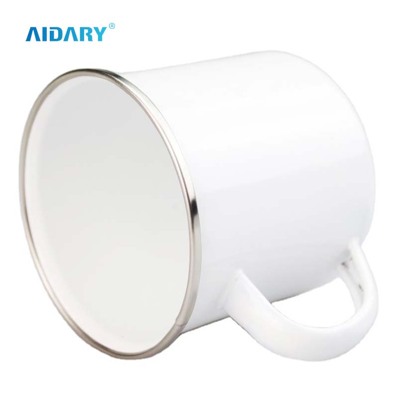 AIDARY High Quality Top Grade 10oz Sublimation Metal Enamel Mug