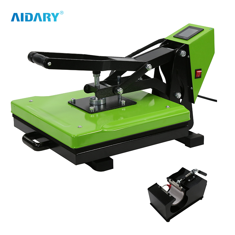 AIDARY 2in1 Multi-functional Mug And Tshirt Combo Mug Heat Press Machine HPC480-5