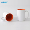AIDARY 15oz Top Grade Inner Colourful Sublimation Phtoto Mug