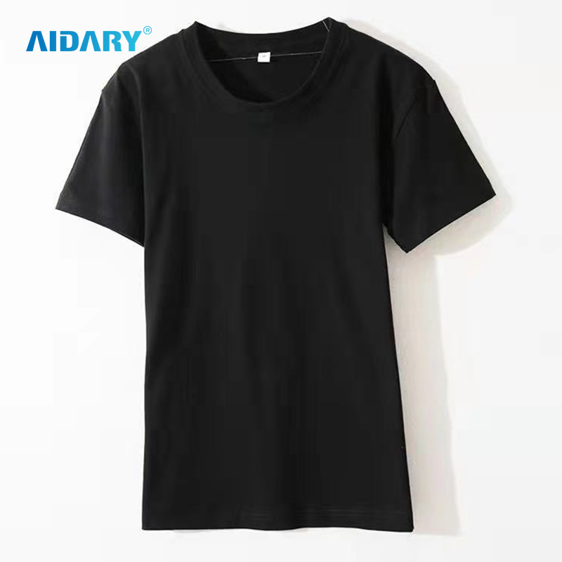 AIDARY EU Size 180gsm Unisex Combed Cotton T Shirt