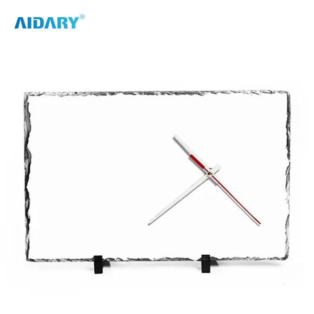 Sublimation Photo Rock with Clock Device