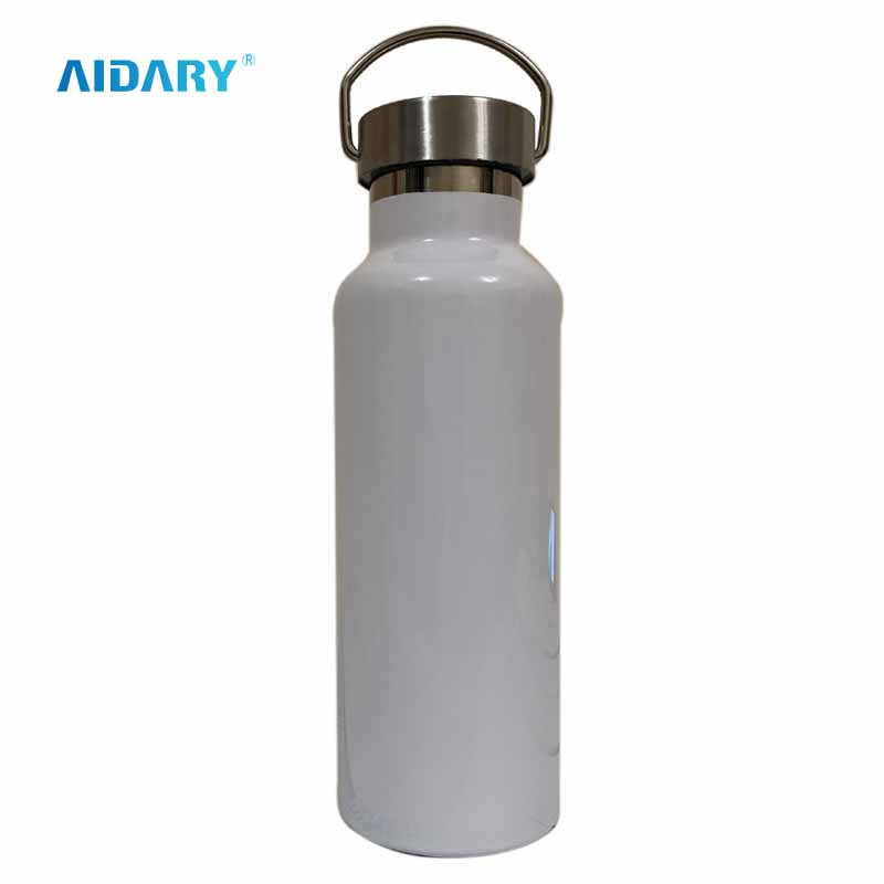 AIDARY Bamboo Steel Cover Single Layer Sublimation Sports Bottle