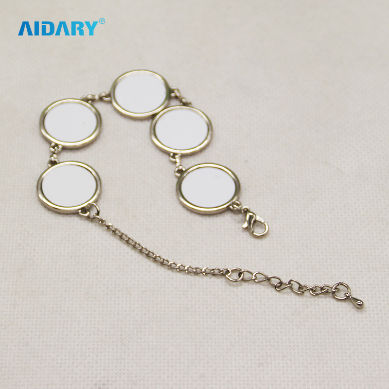 5pcs Round Bracelet for Sublimation