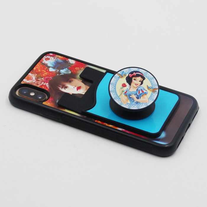 Sublimation credit card holder TPU phone wallet Self Adhesive Card Pocket