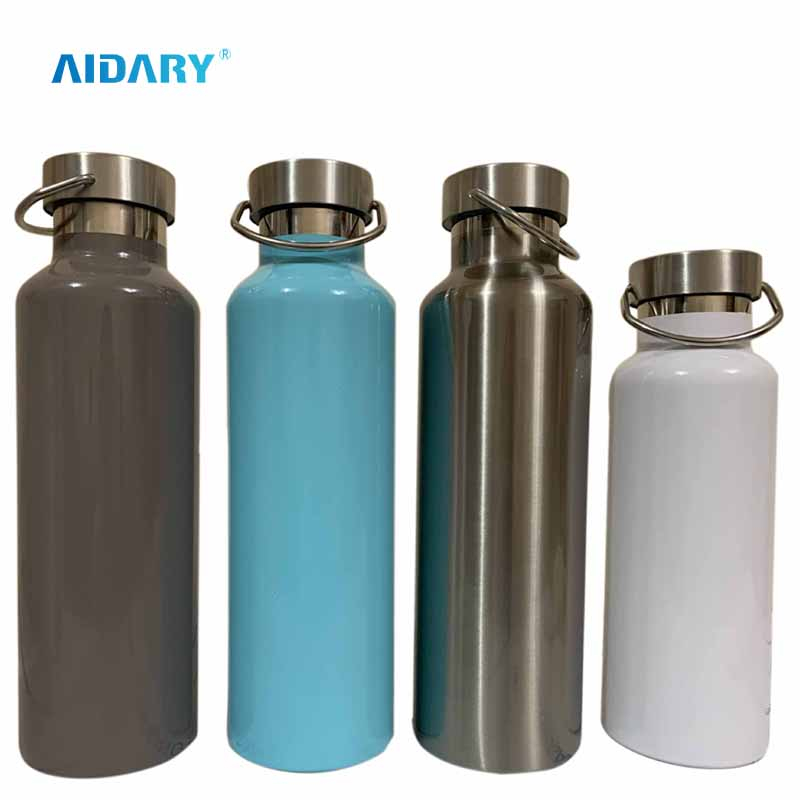 AIDARY Bamboo Steel Cover Single Layer Sublimation Sports Bottle