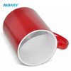 AIDARY Sublimation Heart Handle Matt Surface Color Change Mug