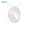 AIDARY 6inch Sublimation Blank Porcelain Ornament - Oval