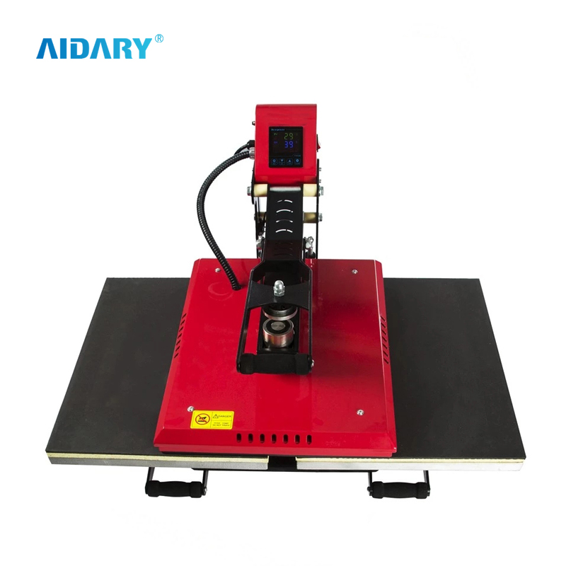 AIDARY High Efficiency Double Working Tables LCD Controller Insert T-shirt Bottom Plate Heat Press Machine