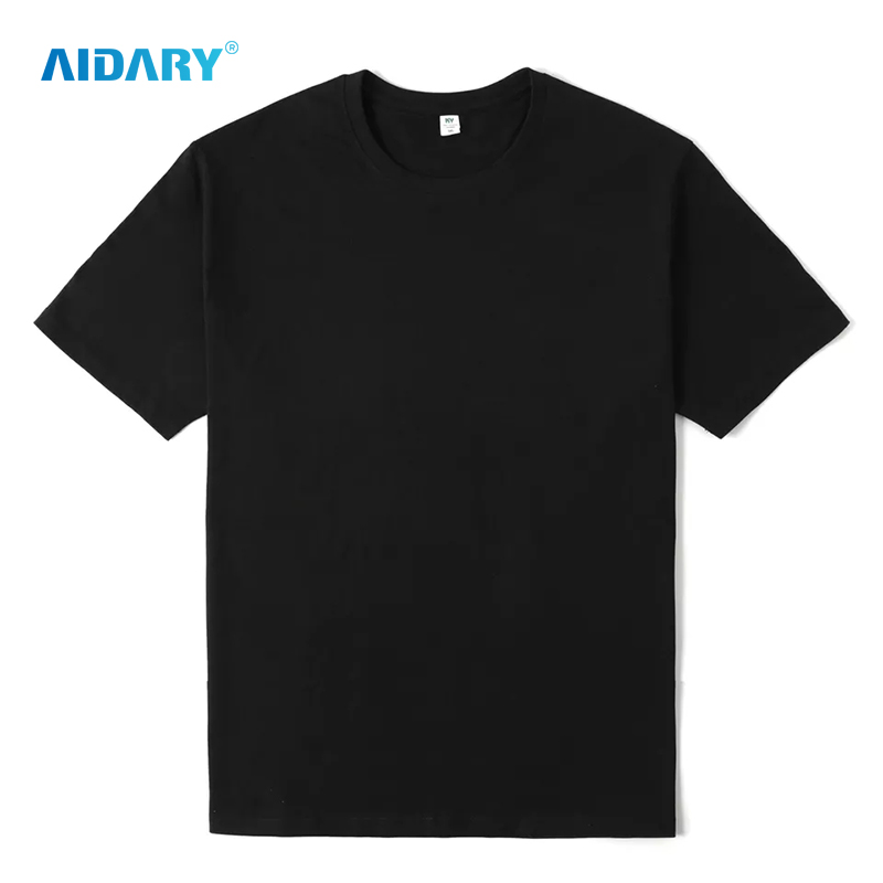 AIDARY Sublimation Unisex 180gsm 100% Combed Cotton Tshirt Custom Tshirt