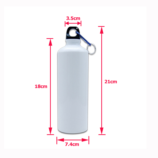 AIDARY Single Layer Sublimation Stainless Steel Sports Canteen